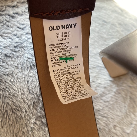 NWOT⭐️OLD NAVY💫 Women’s Brown Synthetic Leather Belt - Picture 6 of 6